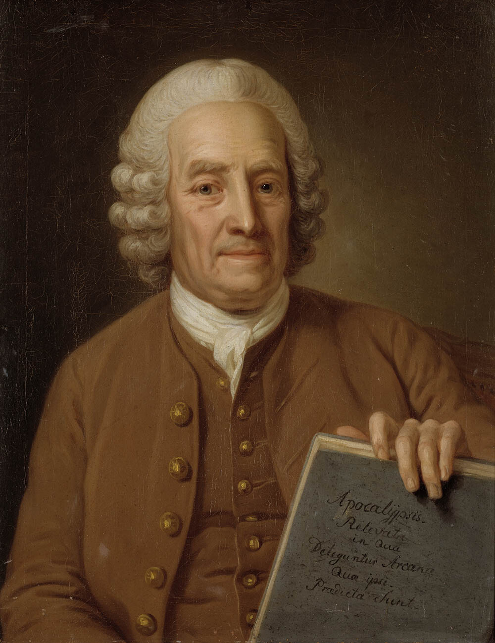 Emanuel Swedenborg, tavla av Per Krafft d.ä. Nationalmuseum.